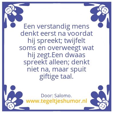 Tegeltje: Spreuken (toevoeging)
