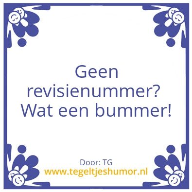 Tegeltje: Tegel