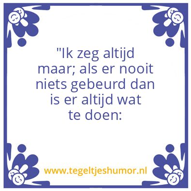 Tegeltje: Deugd