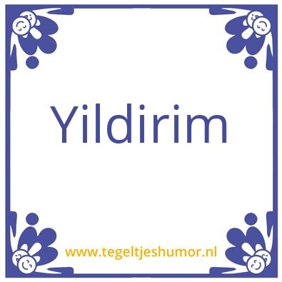 Tegeltje: Recep