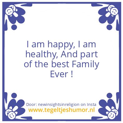 Tegeltje: Tile for this day..