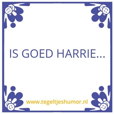 Tegeltje: Joop