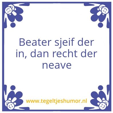Tegeltje: Joey