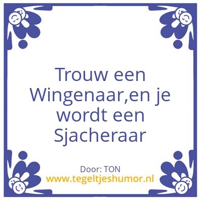 Tegeltje: Choufke