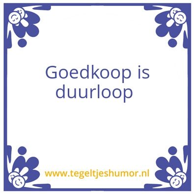 Tegeltje: Duurloop
