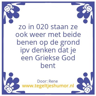 Tegeltje: Rene
