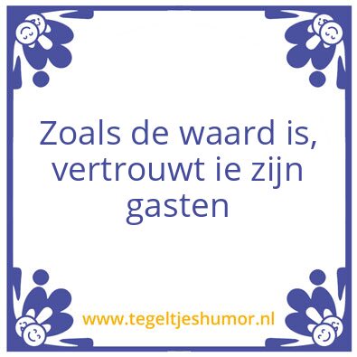 Tegeltje: Tegeltje