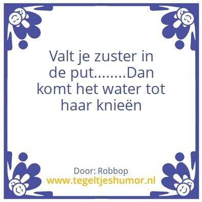 Tegeltje: Put