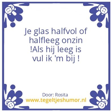Tegeltje: Onzin