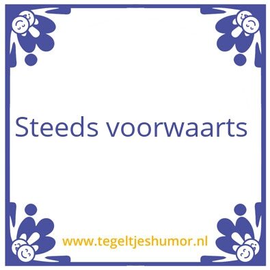 Tegeltje: Tegeltje