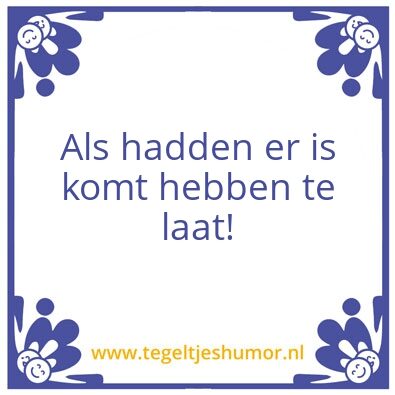 Tegeltje: .