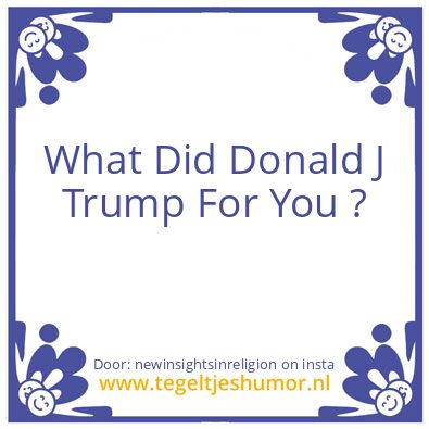 Tegeltje: You living in Slavery ?