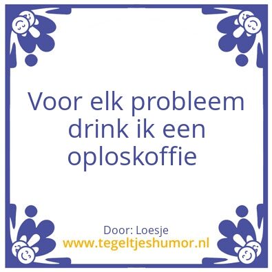 Tegeltje: Loesje