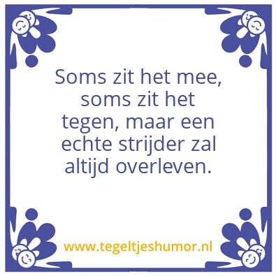 Tegeltje: WB