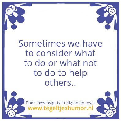 Tegeltje: Some ..