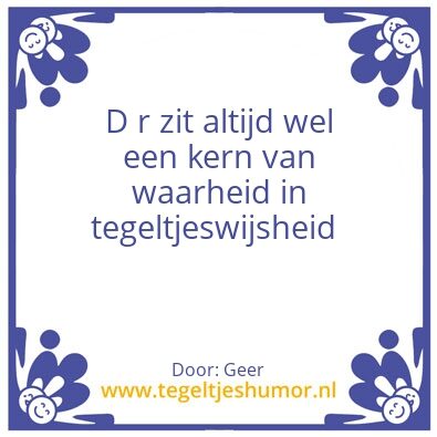Tegeltje: ?