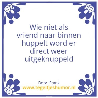Tegeltje: Vriend