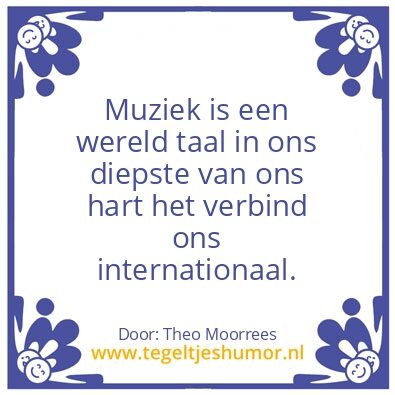 Tegeltje: Muziek