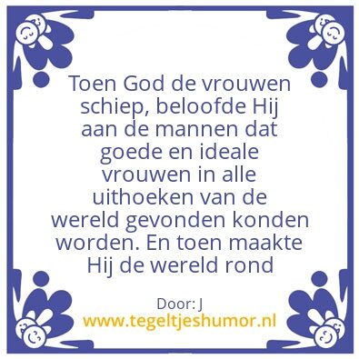 Tegeltje: vrouwen