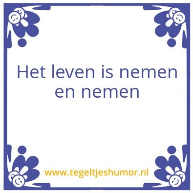 Tegeltje: J&Swisdom