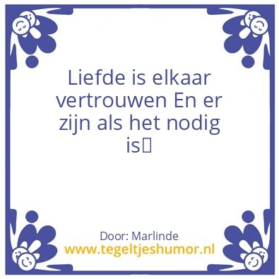 Tegeltje: Liefde