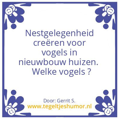 Tegeltje: Ik ben Gerrit.
