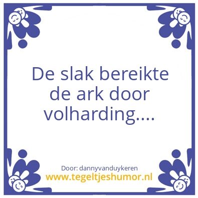 Tegeltje: Tegel