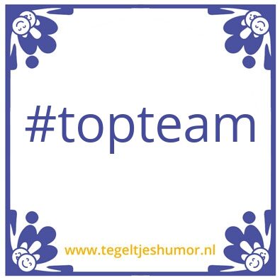 Tegeltje: Team