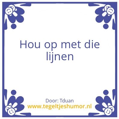 Tegeltje: Tduan