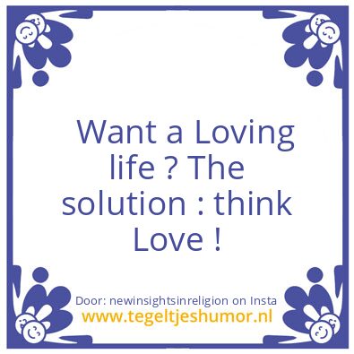 Tegeltje: Some people …