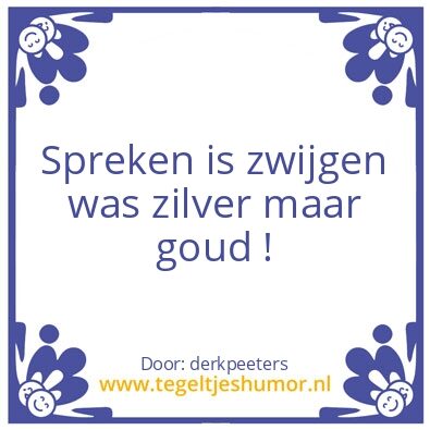 Tegeltje: jammer.