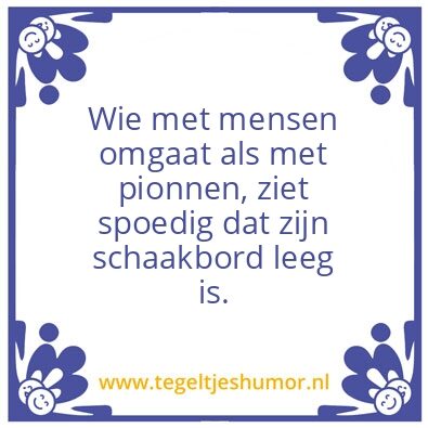 Tegeltje: Pionnen