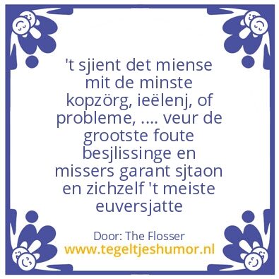 Tegeltje: Quote