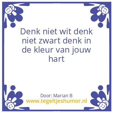 Tegeltje: Marian Borg