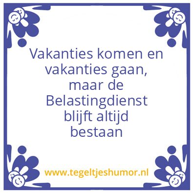 Tegeltje: Welkom terug
