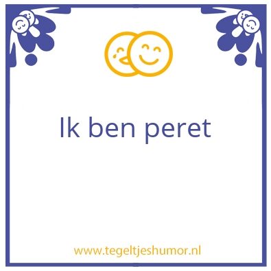 Tegeltje: Hoo
