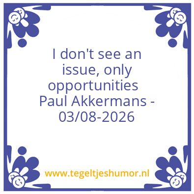 Tegeltje: Test