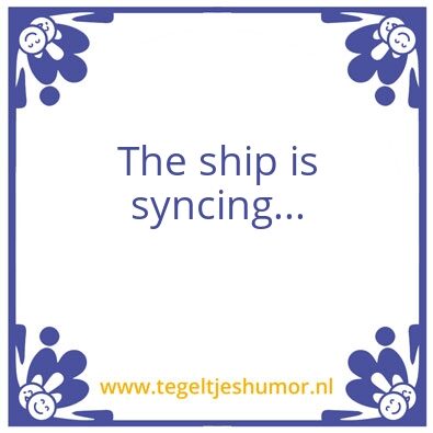 Tegeltje: Ship