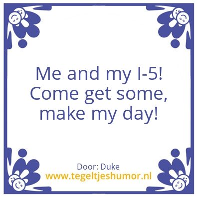 Tegeltje: I5