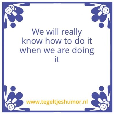 Tegeltje: COVID leadership