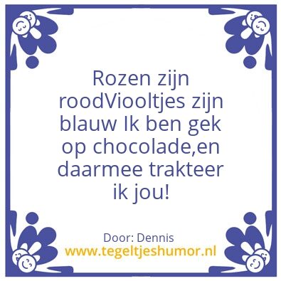 Tegeltje: Choco