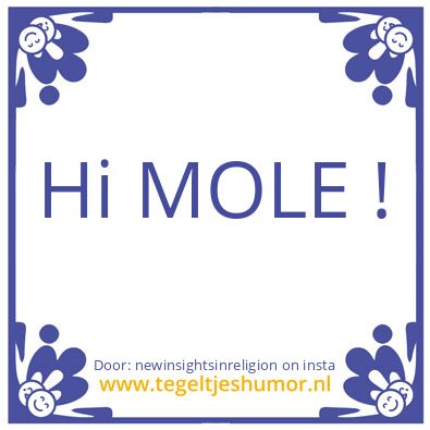 Tegeltje: Who lives in La La Land,..
