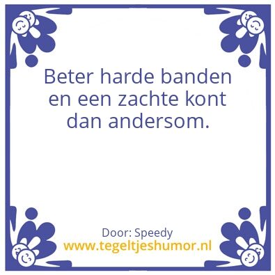 Tegeltje: Fietswijsheid