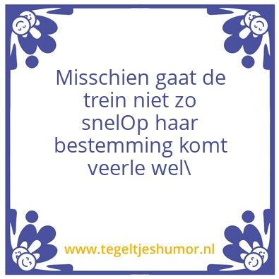 Tegeltje: NS