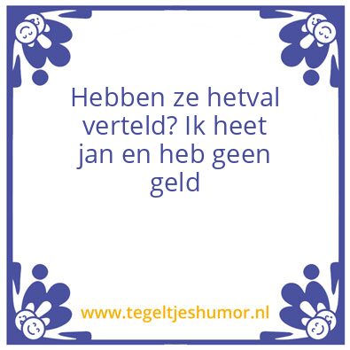 Tegeltje: Jantje 4