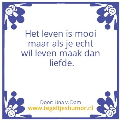 Tegeltje: Lina