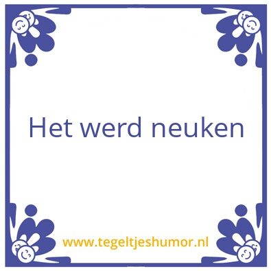 Tegeltje: noik
