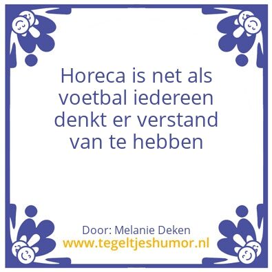 Tegeltje: Gastvrijheid