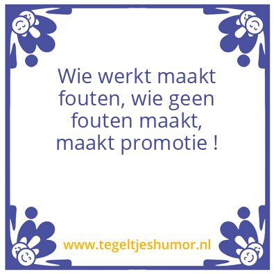 Tegeltje: Promotie