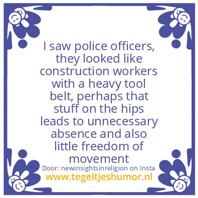 Tegeltje: utility belt